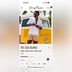 Kenny Flowers Shirts The Casa Blanca